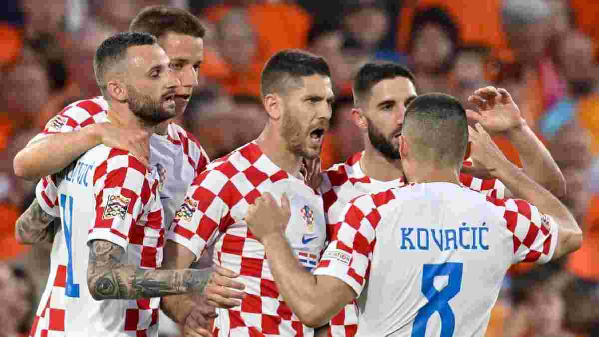Феерический триумф Хорватии в борьбе за финал Лиги наций в видеообзоре матча с Нидерландами – 4:2