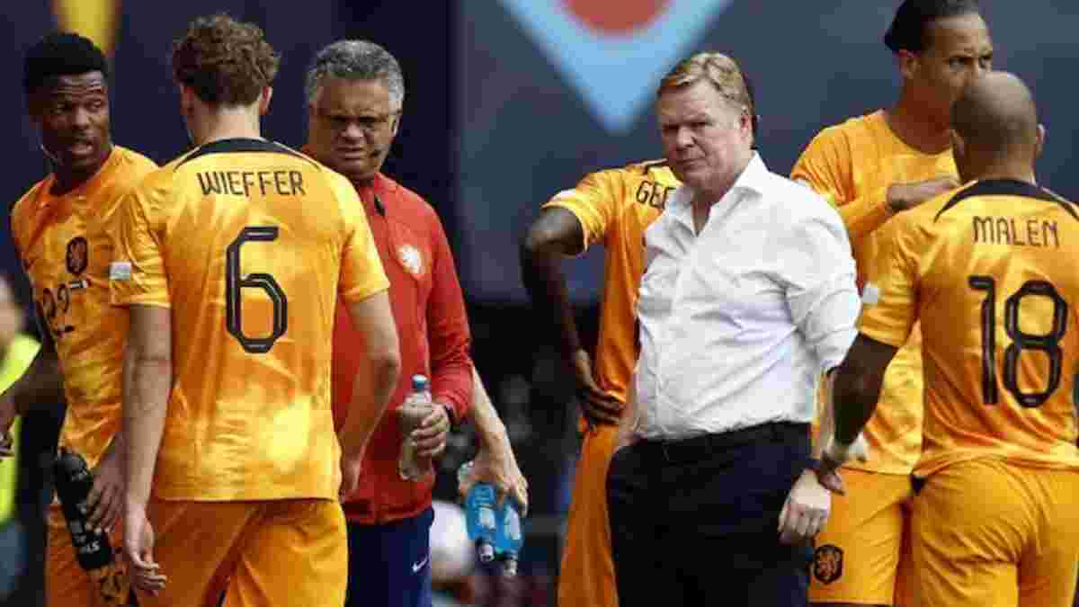 Куман уничтожил сборную Нидерландов за провал на домашнем финале четырех Лиги наций – главный виновник найден