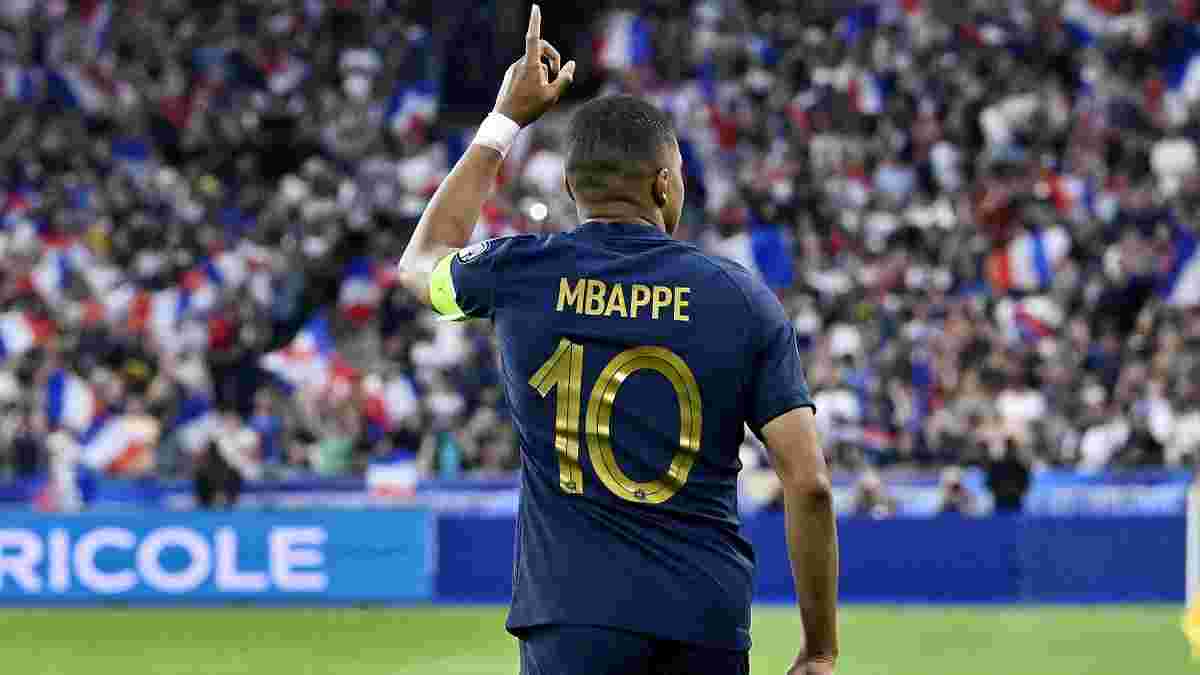 Подвійний рекорд Мбаппе у відеоогляді матчу Франція – Греція
