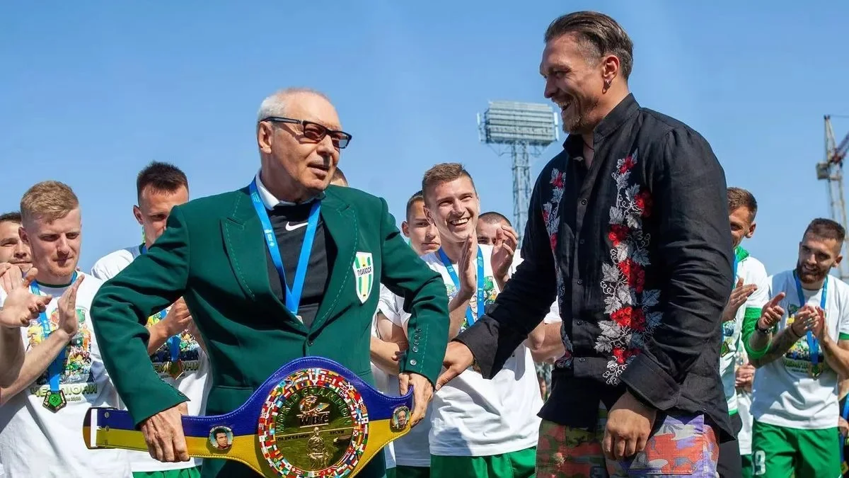 Геннадий Буткевич и Александр Усик / ФК Полесье