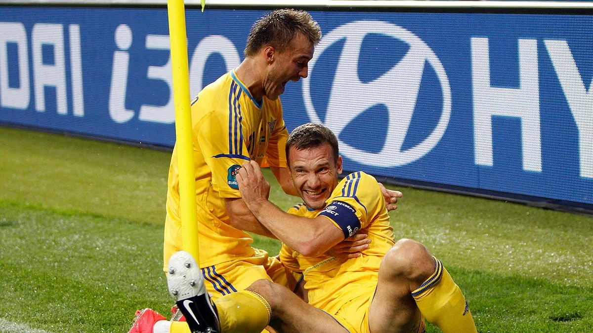 Андрій Ярмоленко та Андрій Шевченко