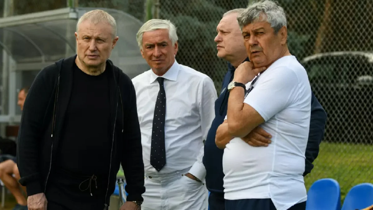 Мірча Луческу з керівниками Динамо / ФК Динамо Київ