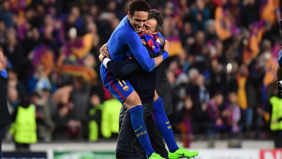 Луис Энрике и Неймар / Getty Images