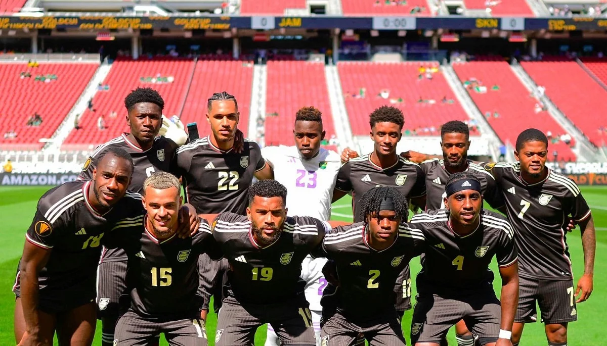 Сборная Ямайки с Кахимом Пэррисом в составе