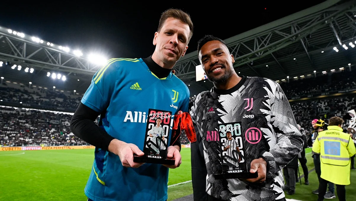 Войцех Щенсни й Алекс Сандро / фото: Ювентус