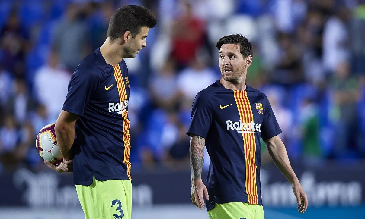 Піке та Мессі / EFE