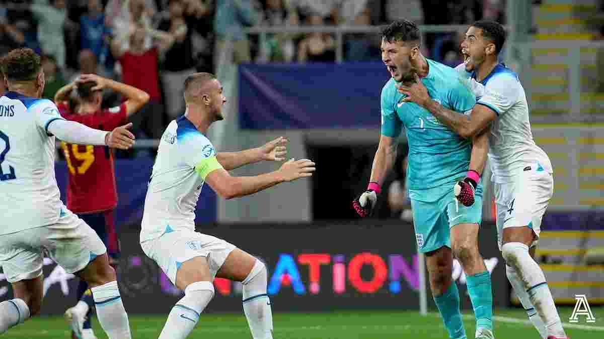 Історичне чемпіонство "молодих левів" у відеоогляді фіналу Євро-2023  Англія U-21 – Іспанія U-21 – 1:0