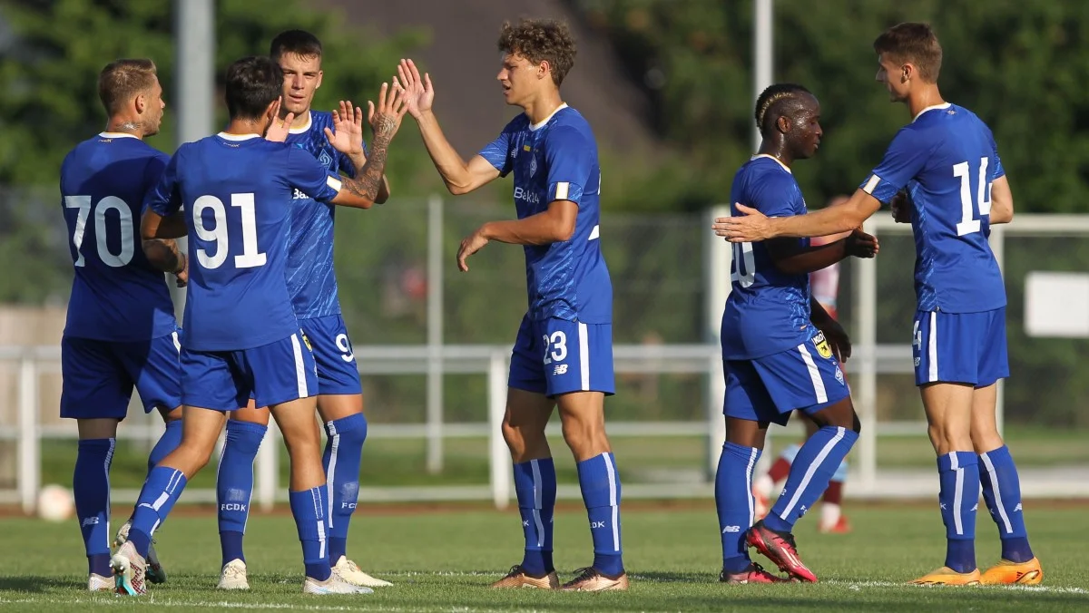 Динамівці під час одного з контрольних матчів / фото: ФК Динамо