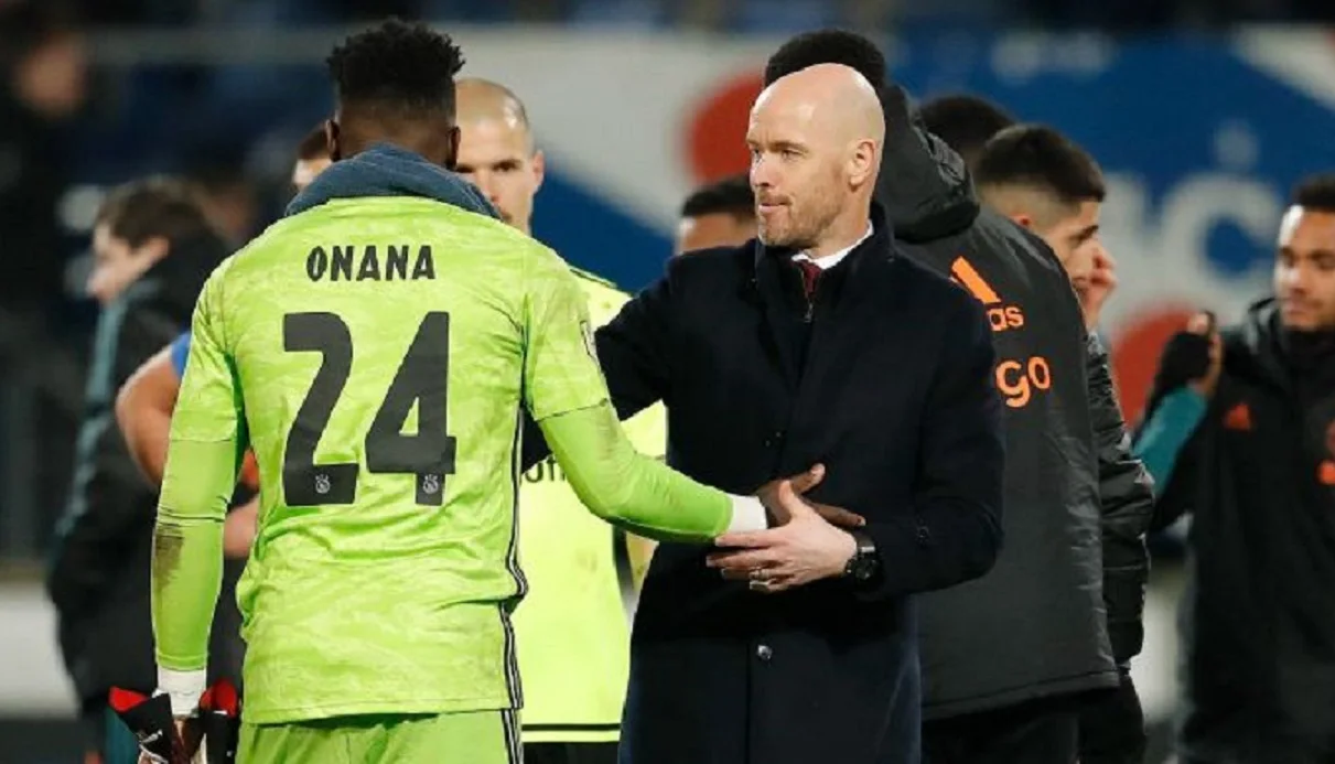 Андре Онана и Эрик Тен Хаг / Getty Images
