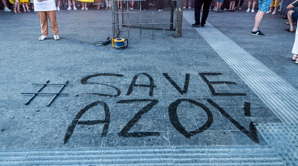 Акція на підтримку "азовців" / Фото з відкритих джерел