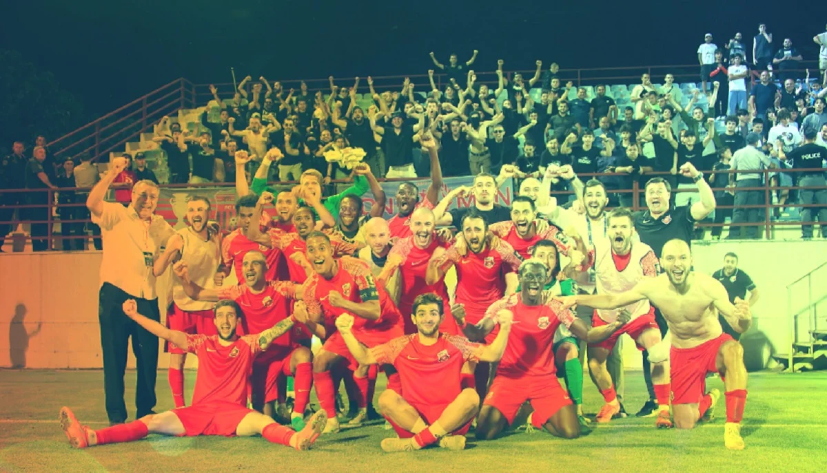 Емоції після перемоги над ДАК / Фото ФК Діла