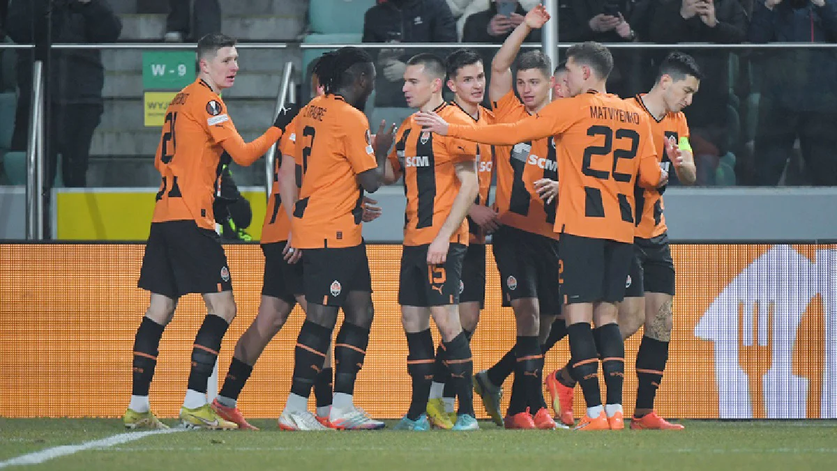 Шахтар у матчі з Ренном / ФК Шахтар