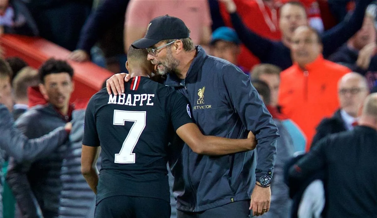 Юрген Клопп и Мбаппе / фото: Getty