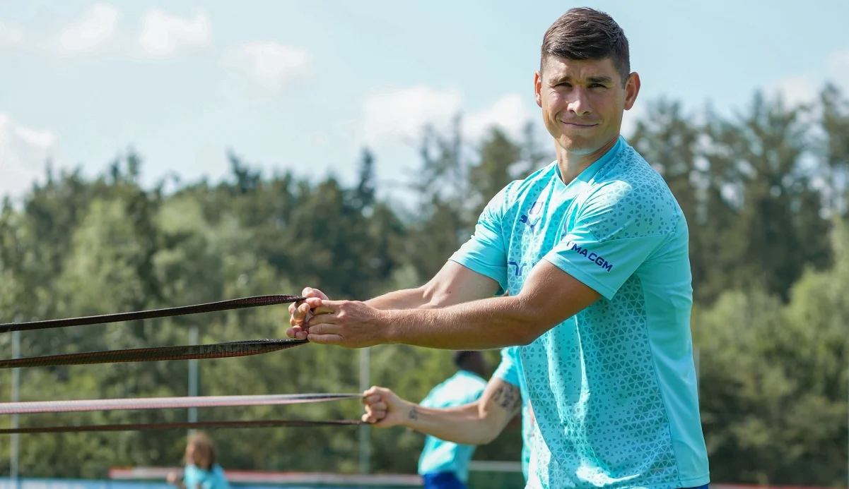 Руслан Маліновський на тренуванні / фото: ФК Марсель