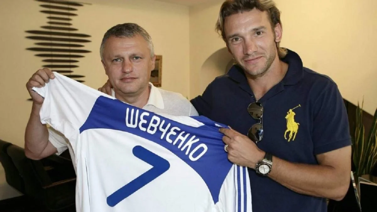 Андрей Шевченко с 7-м номером в Динамо / фото: ФК Динамо Киев