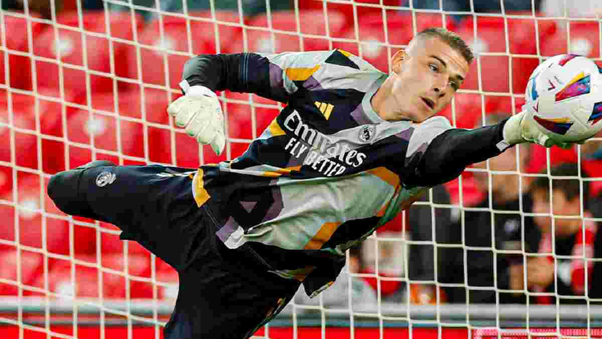 Лунін не збирається легко віддавати місце в старті Реала – подвійний сейв українця на тлі приїзду нового конкурента - Футбол 24