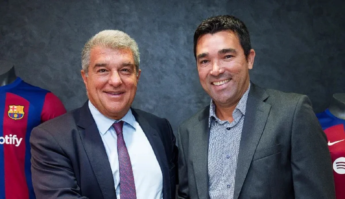 Лапорта и Деку / фото: ФК Барселона