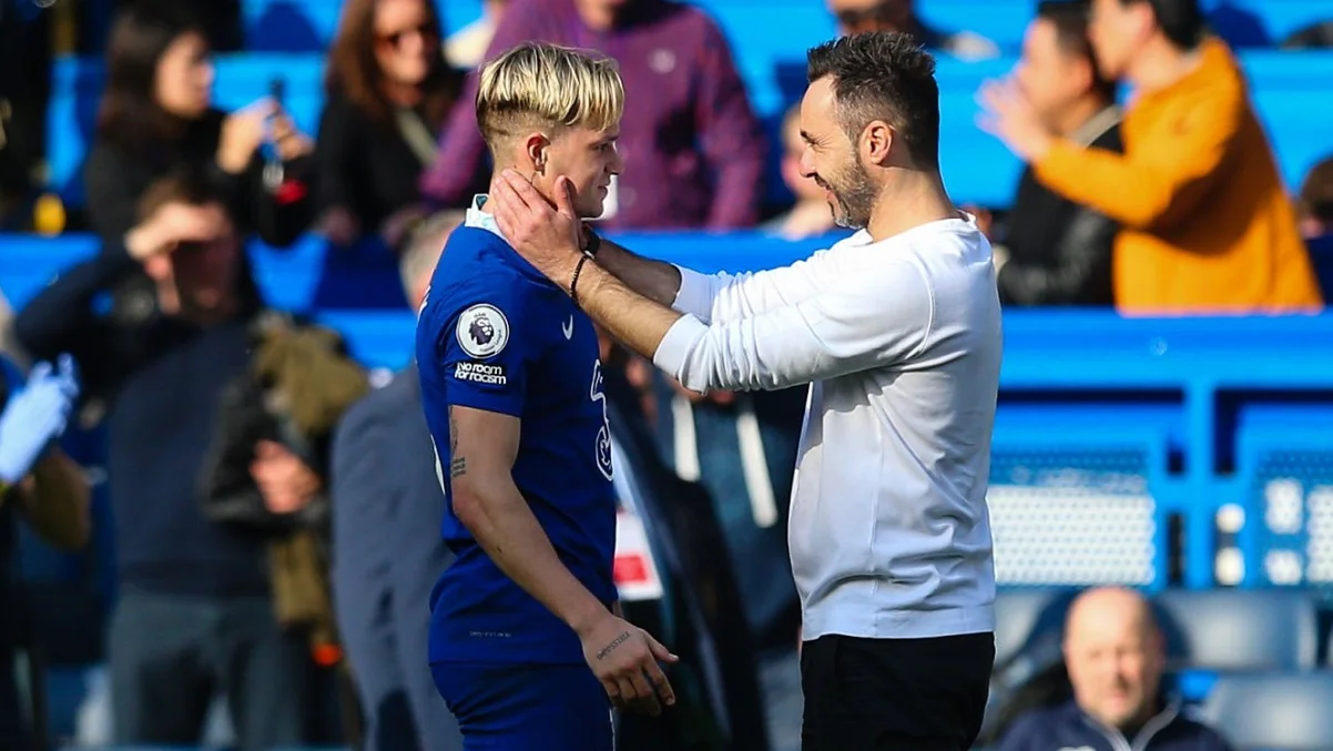 Мудрик и Де Дзерби / Getty images