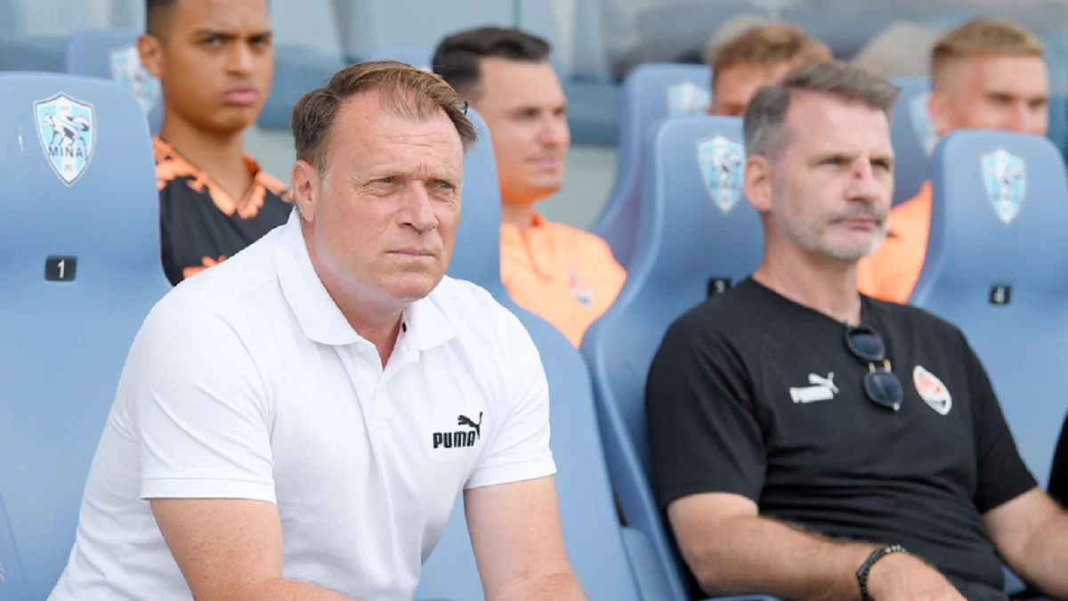 Патрик ван Леувен (слева) / ФК Шахтер