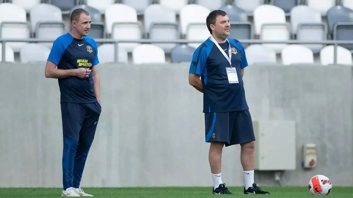 Александр Кучер и Евгений Красников / СК Днепр-1