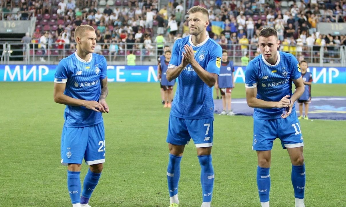 Буяльський, Ярмоленко і Ванат / Сайт Динамо