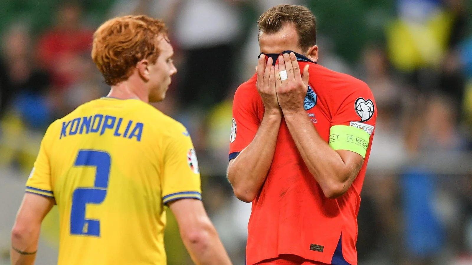 Кейн покинув поле без гола