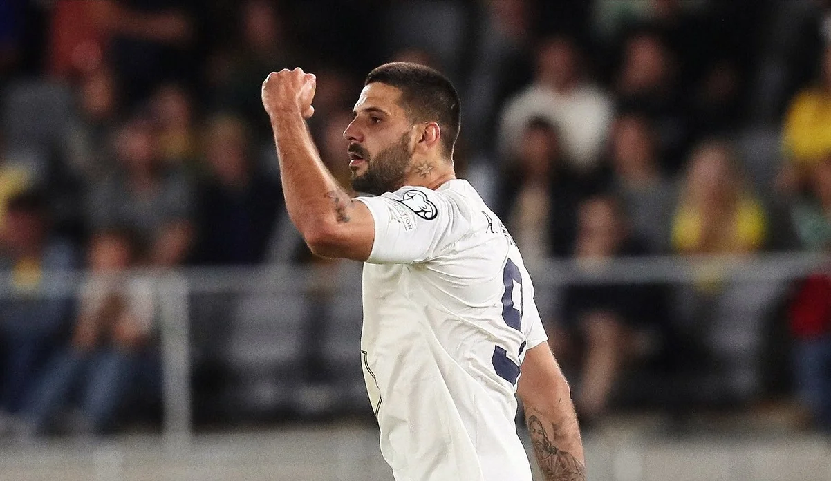 Мітровіч / фото: твіттер збірної Сербії