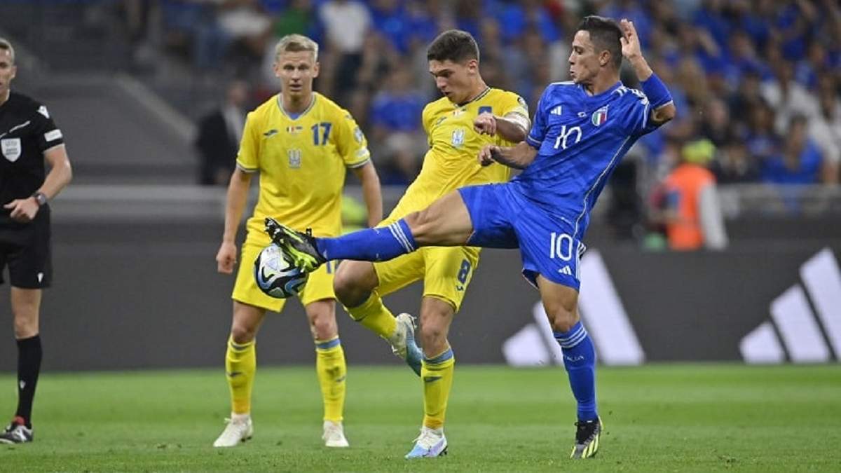 Италия – Украина: видео голов матча 12 сентября 2023