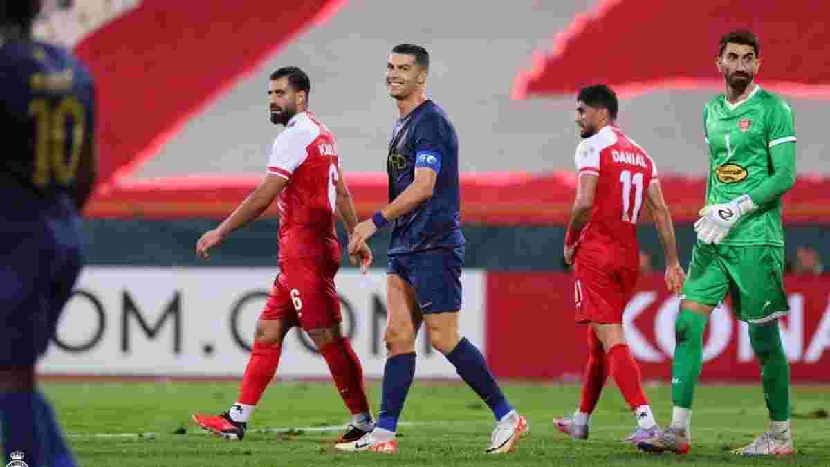 Вболівальники не змогли побачити дебют Роналду в Азійській ЛЧ – іранський клуб повівся варварськи