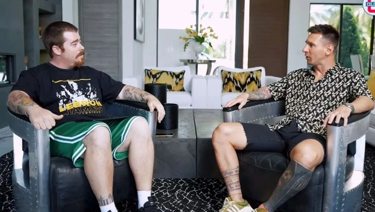 Міге Гранадос та Лео Мессі / Ole