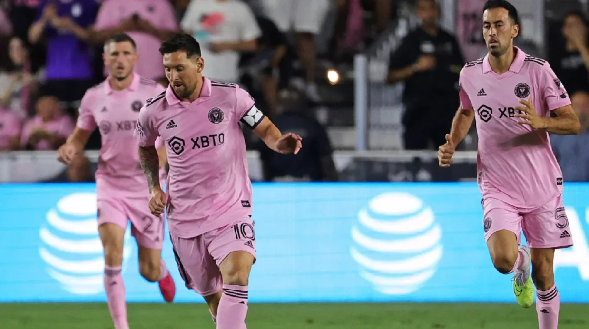 Сергій Кривцов, Ліонель Мессі та Серхіо Бускетс / Інтер Маямі