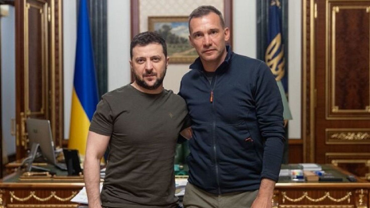 Володимир Зеленський і Андрій Шевченко / United24