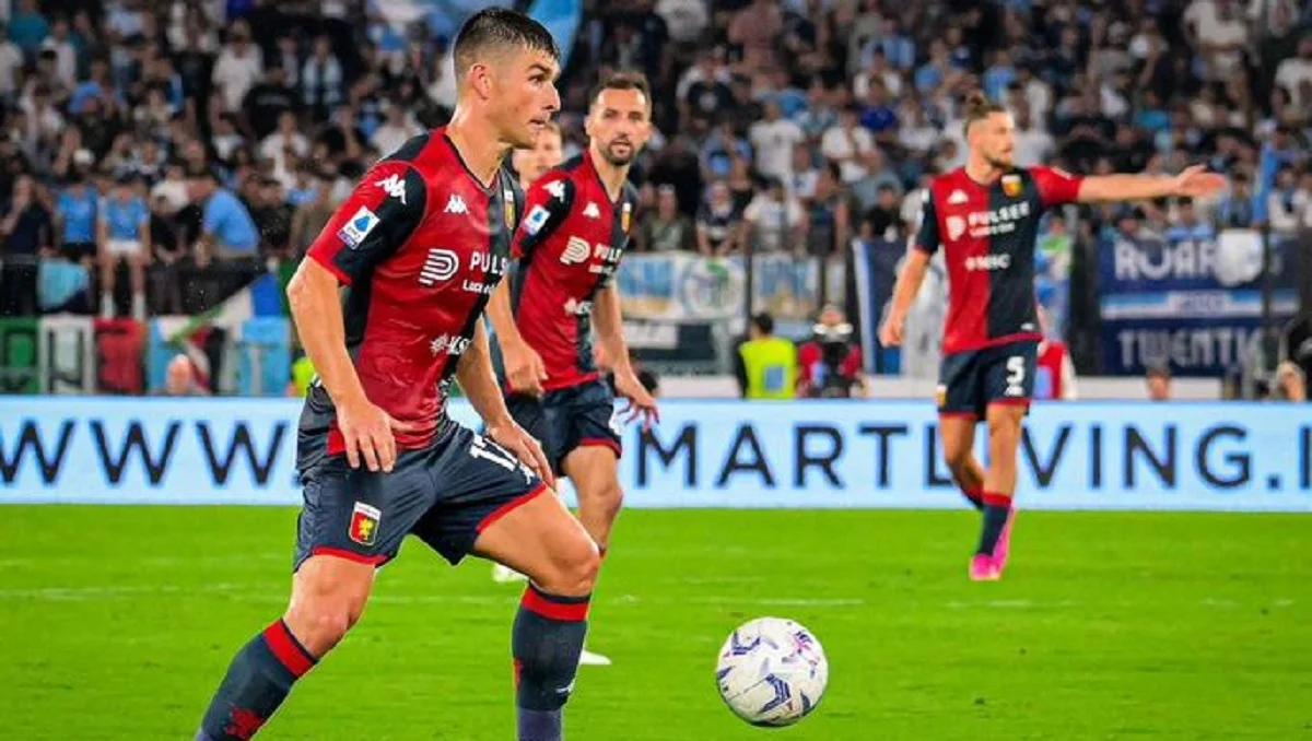 Руслан Маліновський (ліворуч) / ФК Дженоа