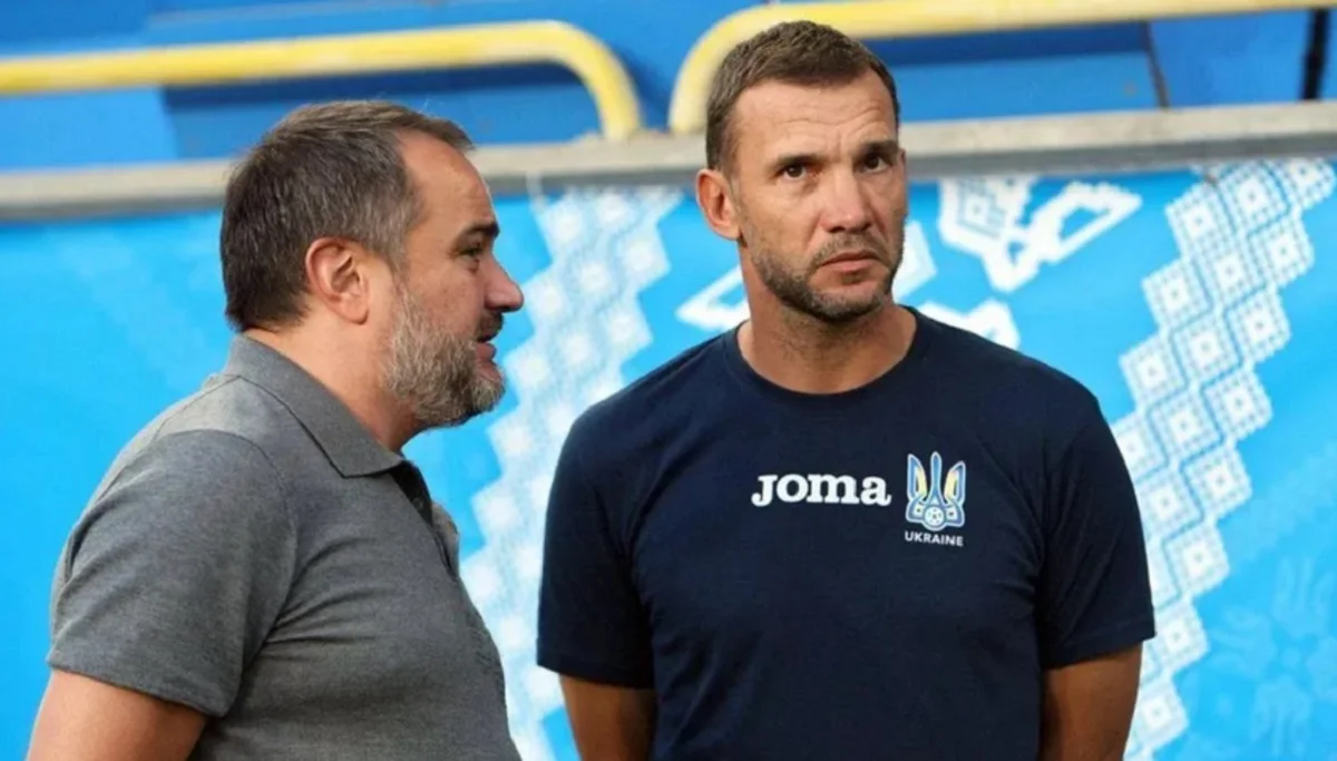 Андрей Павелко и Андрей Шевченко / УАФ