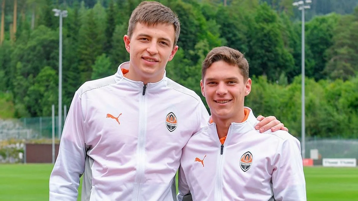 Трубін та Судаков / фото: ФК Шахтар