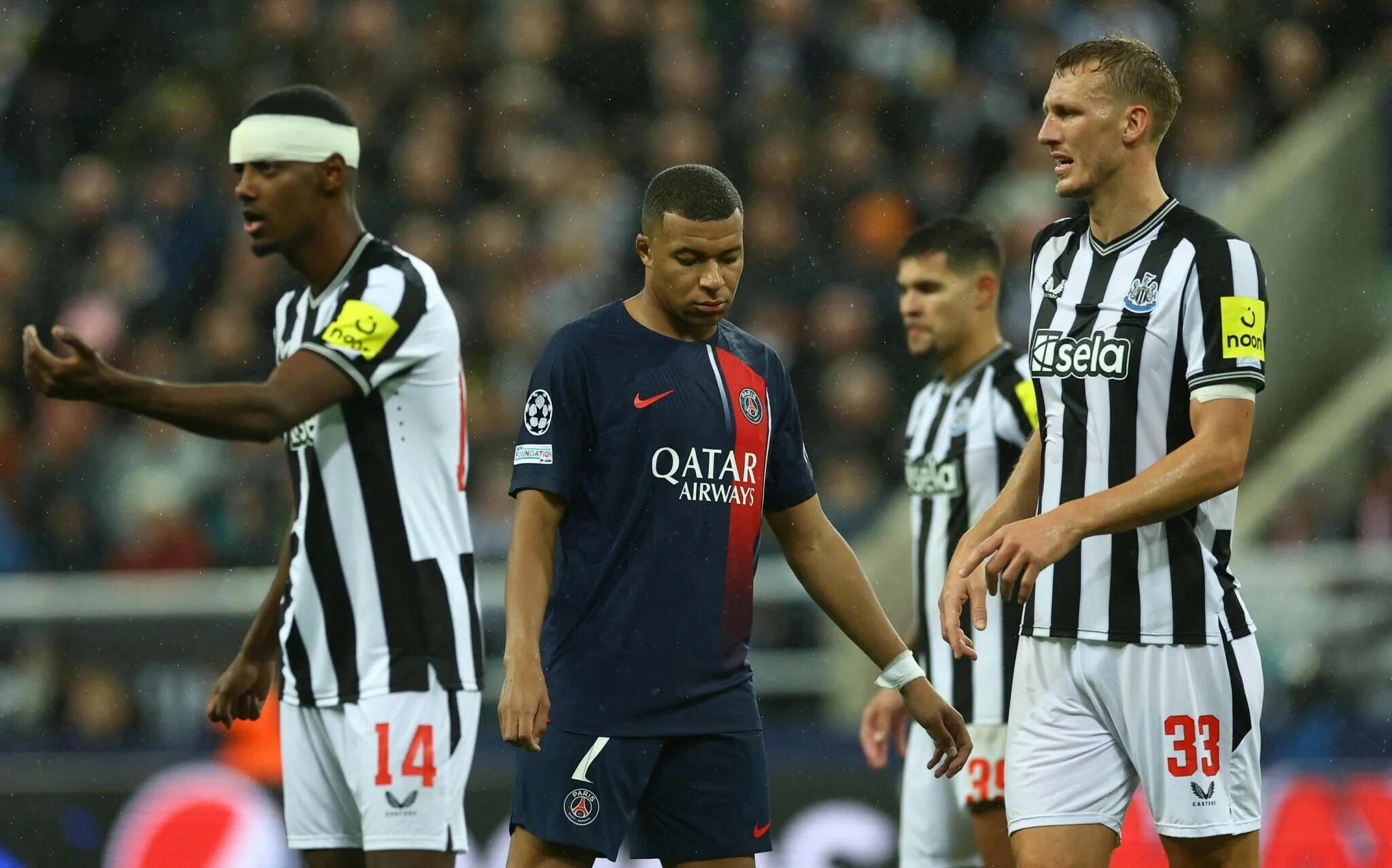 Килиан Мбаппе против Ньюкасла в ЛЧ / фото: Le Parisien