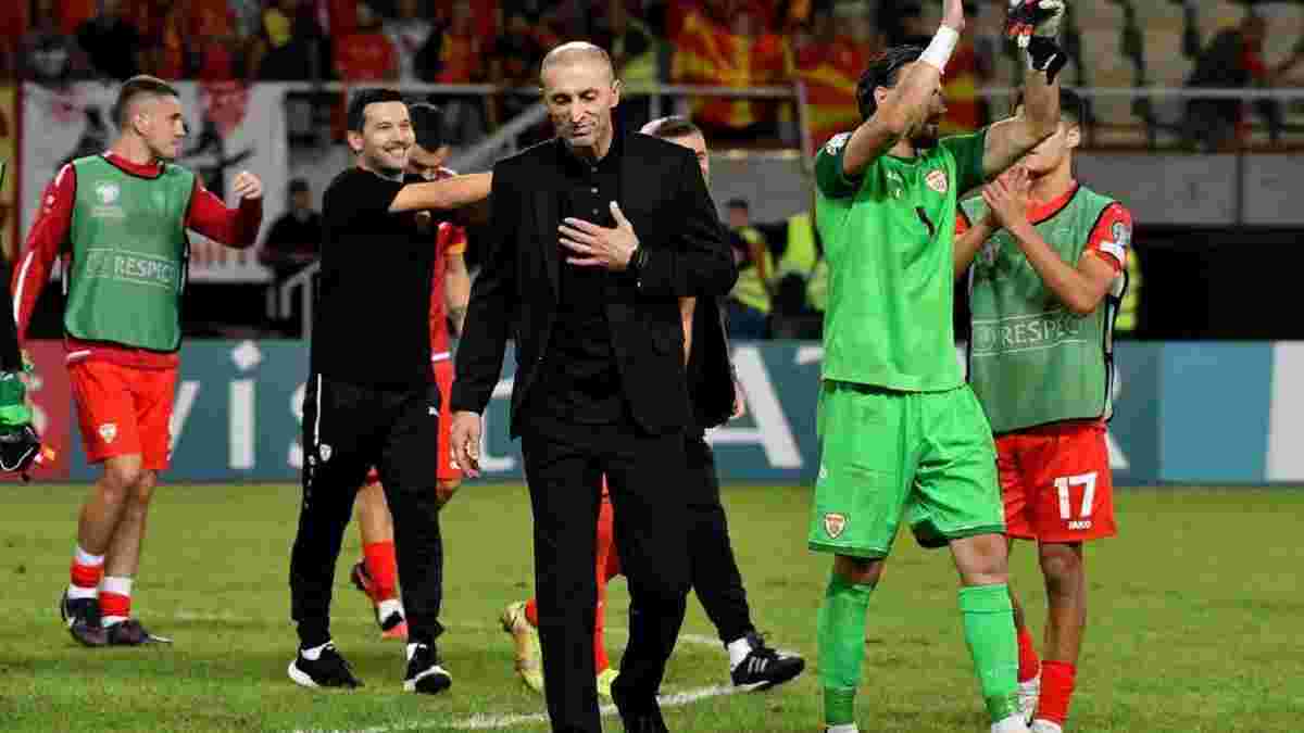 Наставник Північної Македонії обіцяє виправити помилки першого матчу з Україною: "Грати на нічию ніхто не буде"