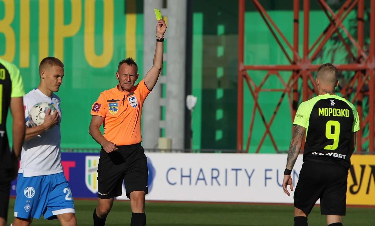 Виталий Романов на матче Полесье – Динамо / Сайт киевлян