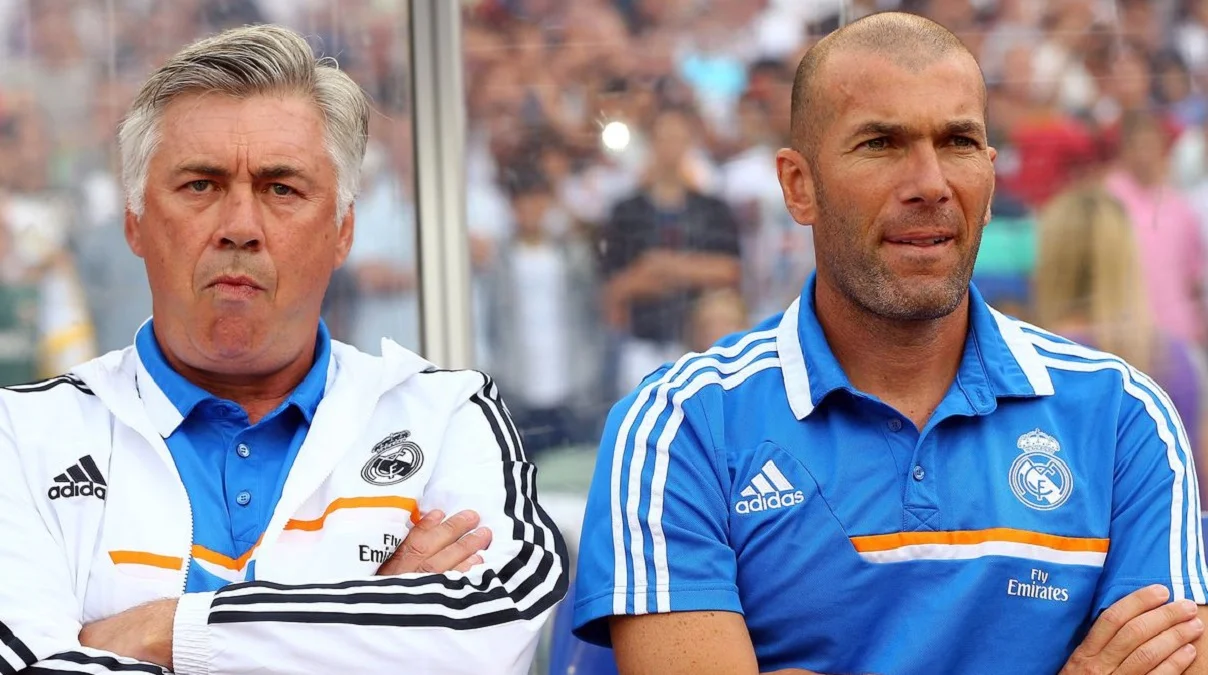 Карло Анчелотті та Зінедін Зідан / Реал Мадрид