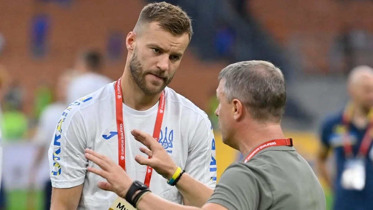 Ярмоленко и Ребров / фото: УАФ