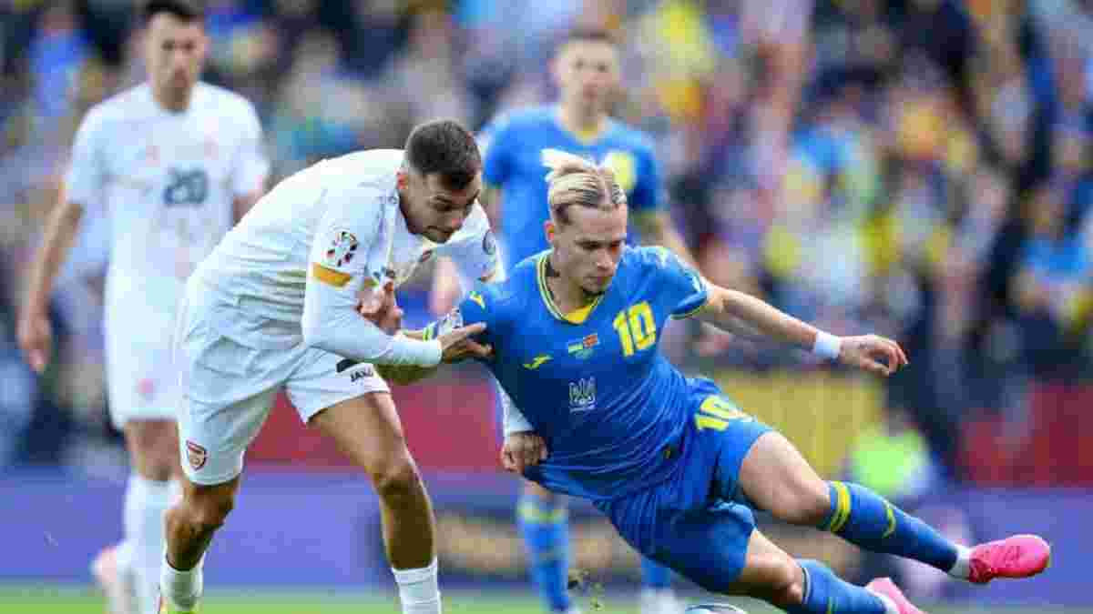 Україна здолала Північну Македонію у матчі відбору Євро-2024 – 2 божевільні голи, подвиги Трубіна, втрата легіонера