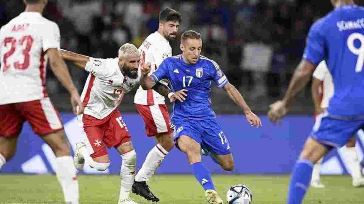 Виклик Україні у відеоогляді матчу Італія – Мальта – 4:0