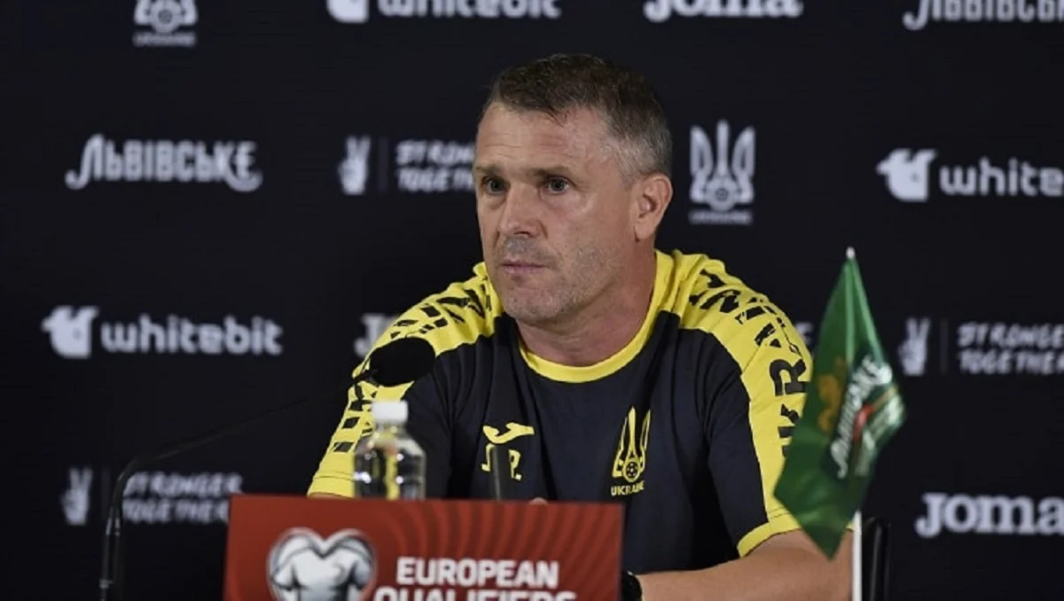 Мальта – Украина: пресс-конференция Сергея Реброва 16 10 2023 / УАФ