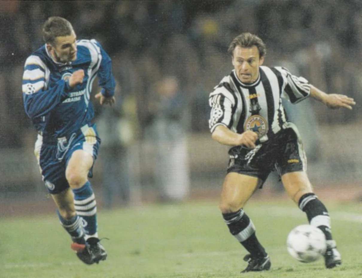 Ньюкасл против Динамо в ЛЧ 1997/98