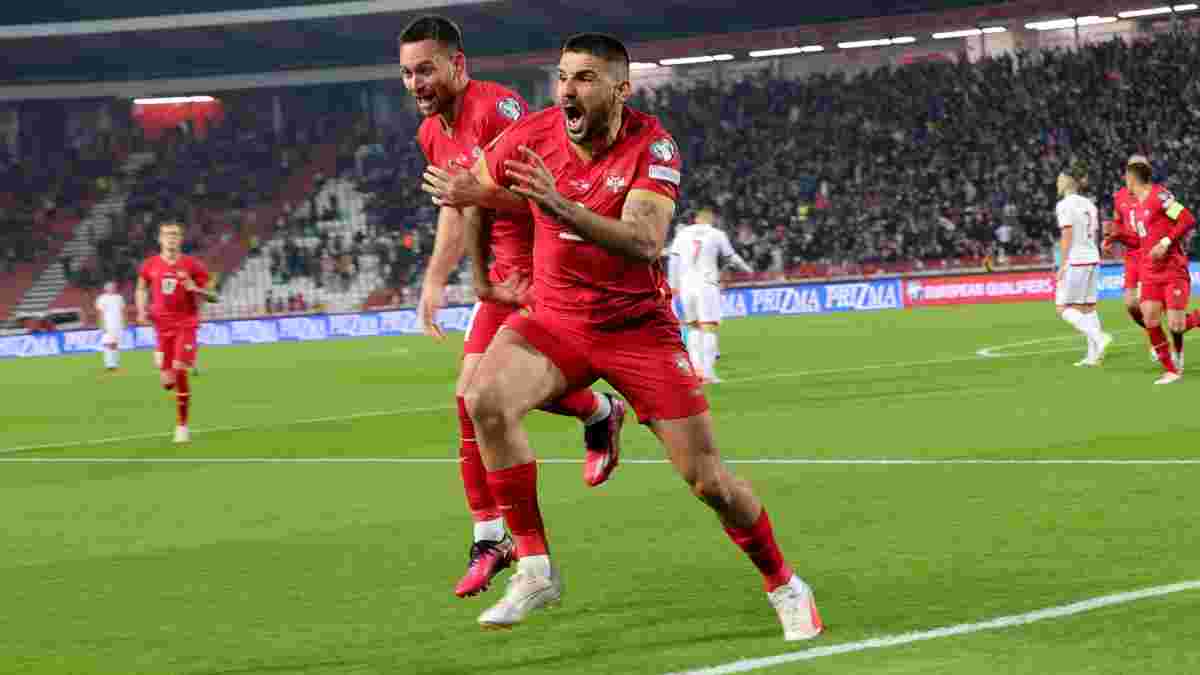 Евро-2024: отбор: Сербия приблизила Украину к плей-офф, Венгрия не смогла досрочно оформить выход