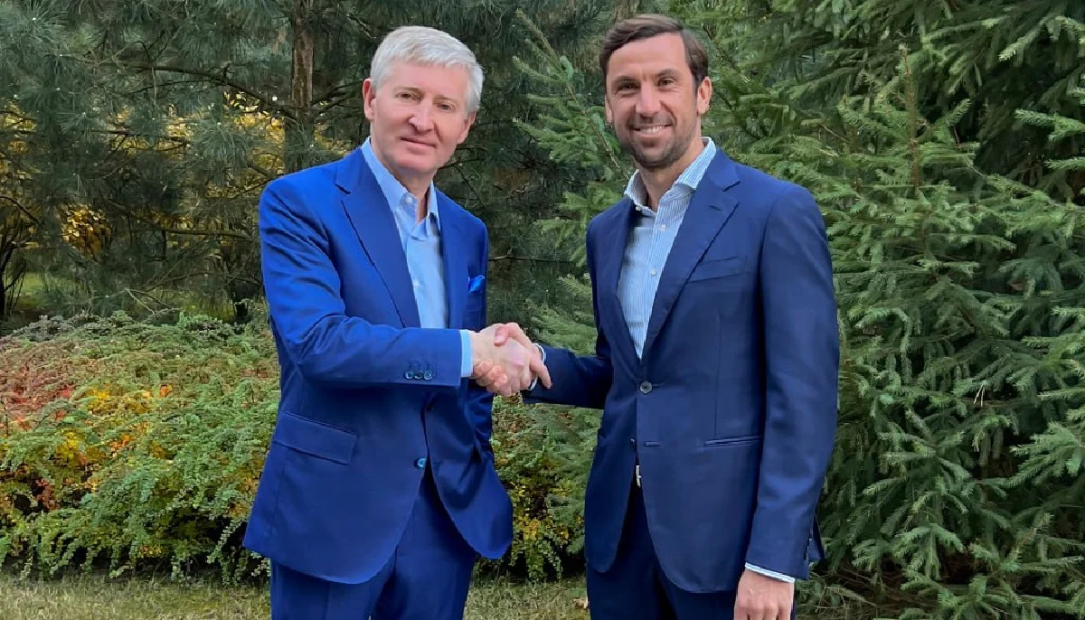 Ринат Ахметов и Дарио Срна / ФК Шахтер