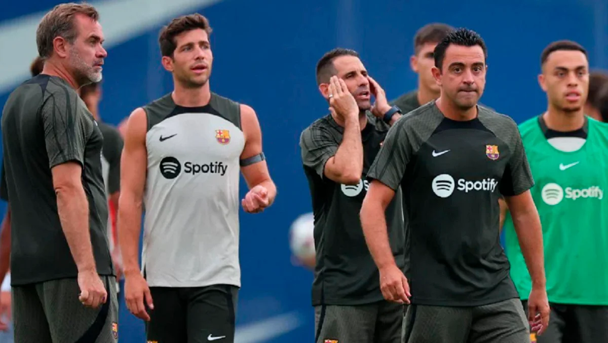 Серхи Роберто и Хави / Барселона