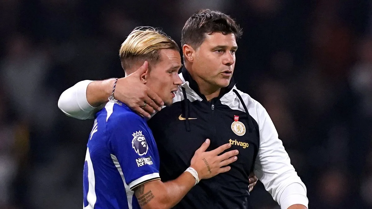 Михаил Мудрик и Маурисио Почеттино / ФК Челси