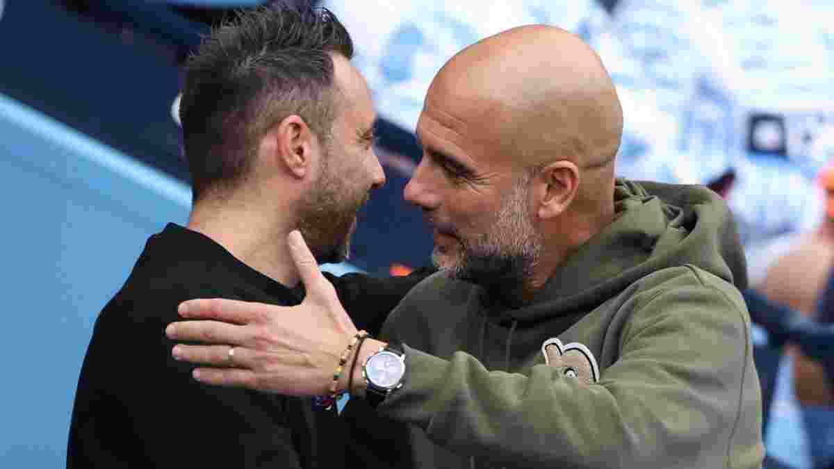 "Это новый тренер Манчестер Сити": Гвардиола видит в Де Дзерби своего преемника