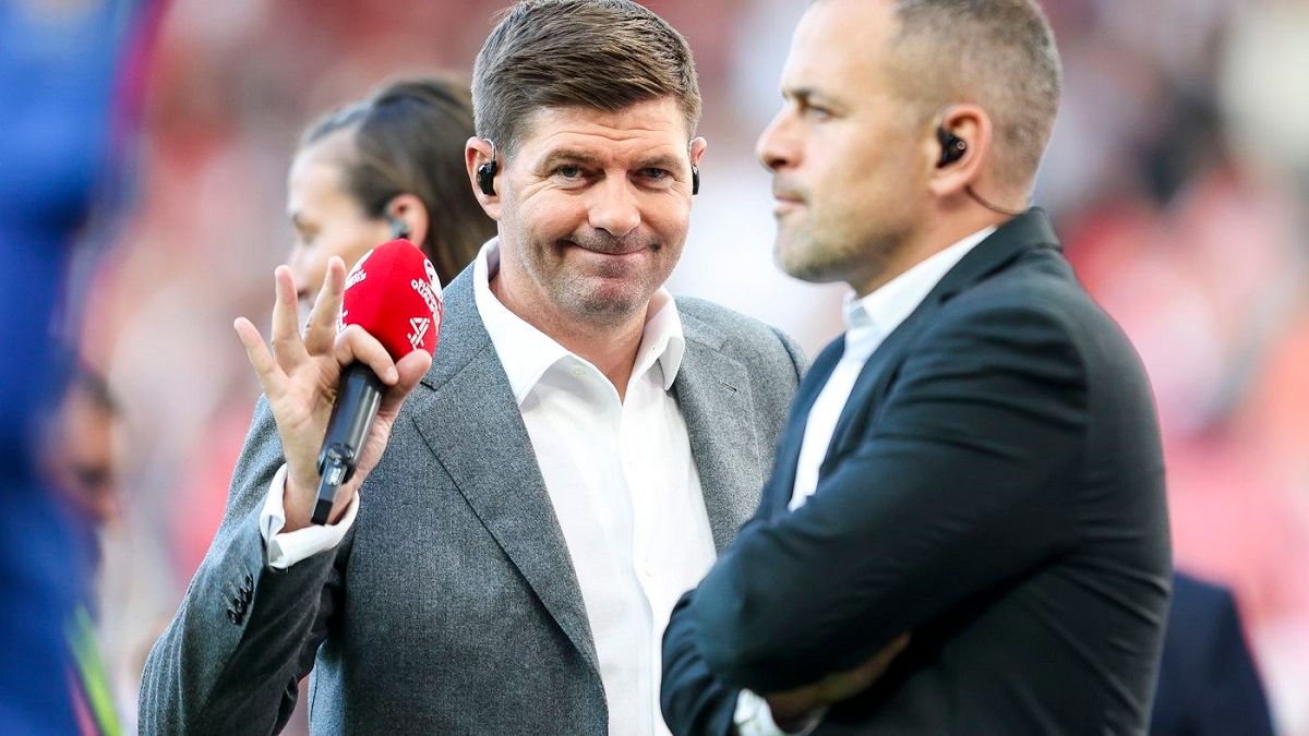Стивен Джеррард (слева) / Sky Sports